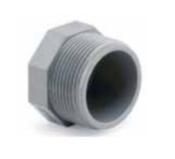 Bouchon mâle fileté D 1" PVC