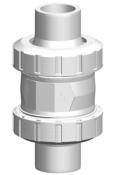 CLAPET A CONE TYPE 561 PVDF AVEC BOUT MALE POUR SOUDAGE IR PLUS METRIQUE D63  FPM