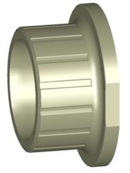 PIECE FOLLE 546 PP-H (G30) AVEC EMBOITURE POUR POLYFUSION METRIQUE D25