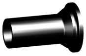 PIECE FOLLE 546 PE 100 (G43) AVEC BOUT MALE LONG SDR11 METRIQUE D110