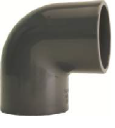 Coude a 90° F/F a coller D 280 PVC