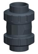 CLAPET A CONE TYPE 561 PVC-U AVEC EMBOITURE A COLLAGE METRIQUE D110 EPDM
