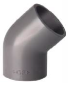 Coude à 45° F/F à coller D 110 PVC