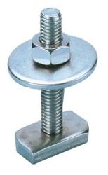 Boulon de rail 41/41 zingué pré-monté M8x30