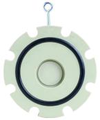 CLAPET A BATTANT TYPE 369 PP-H SANS RESSORT D110 EPDM
