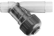 FILTRE TAMIS TYPE 305 PVC-U CORPS TRANSPARENT MALE A COLLAGE METRIQUE D 20 EPDM