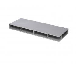 PP Panneaux Recyclé Lightweight  50mm 50/100 1000 x 2600 Gris