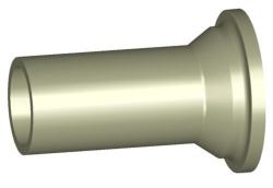 PIECE FOLLE 546 PP-H (G37) AVEC BOUT MALE LONG SDR11 METRIQUE D50